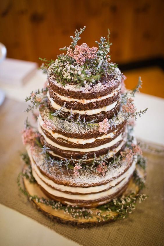 Weeding Cake pour mariage rustique